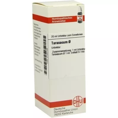 TARAXACUM Mother tincture, 20 ml TARAXACUM Mother tincture, 20 ml