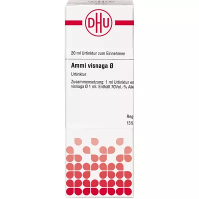 AMMI VISNAGA Mother tincture D 1, 20 ml