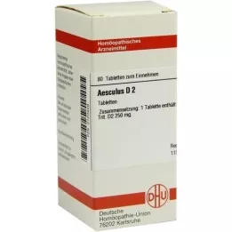 AESCULUS D 2 tablets, 80 pcs