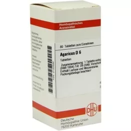 AGARICUS D 6 tablets, 80 pcs