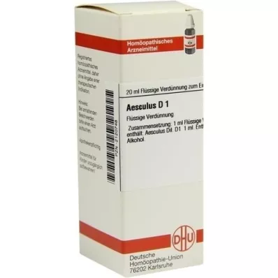 AESCULUS D 1 dilution, 20 ml