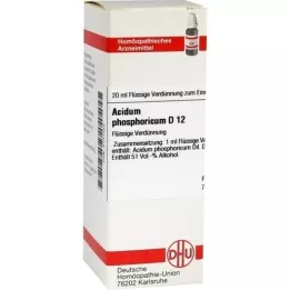 ACIDUM PHOSPHORICUM D 12 Dilution, 20 ml