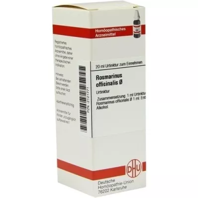 ROSMARINUS OFFICINALIS Mother tincture D 1, 20 ml ROSMARINUS OFFICINALIS Mother tincture D 1, 20 ml