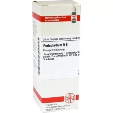 PODOPHYLLUM D 6 Dilution, 20 ml
