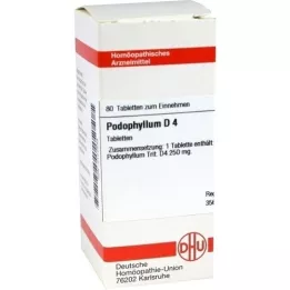 PODOPHYLLUM D 4 tablets, 80 pcs