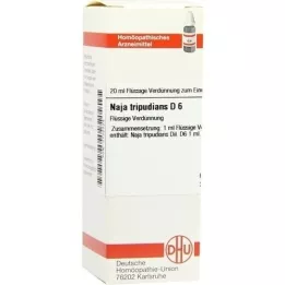 NAJA TRIPUDIANS D 6 Dilution, 20 ml