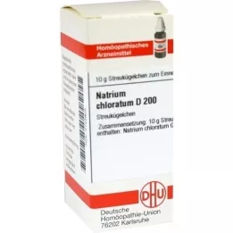NATRIUM CHLORATUM D 200 globules, 10 g