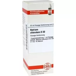 NATRIUM CHLORATUM D 30 Dilution, 20 ml