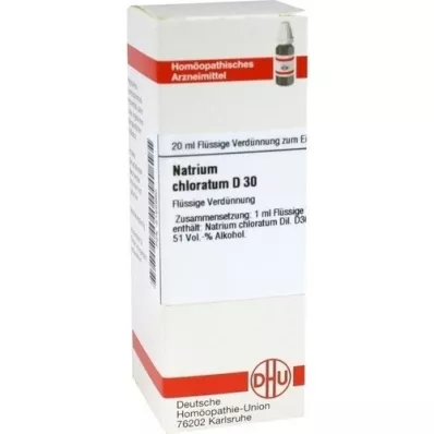 NATRIUM CHLORATUM D 30 Dilution, 20 ml