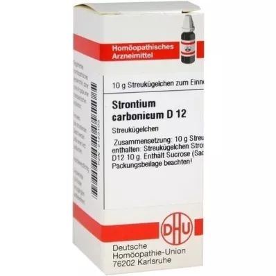 STRONTIUM CARBONICUM D 12 globules, 10 g