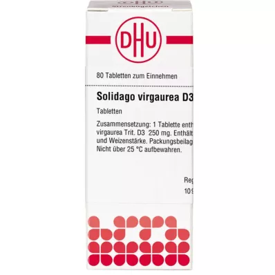 SOLIDAGO VIRGAUREA D 3 tablets, 80 pcs