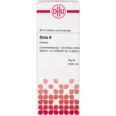 STICTA Mother tincture D 1, 50 ml STICTA Mother tincture D 1, 50 ml
