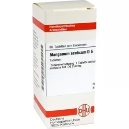 MANGANUM ACETICUM D 6 tablets, 80 pcs