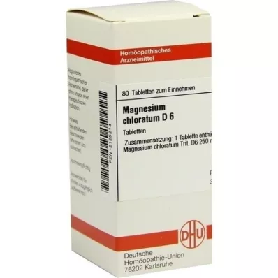 MAGNESIUM CHLORATUM D 6 tablets, 80 pcs MAGNESIUM CHLORATUM D 6 tablets, 80 pcs