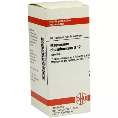MAGNESIUM PHOSPHORICUM D 12 tablets, 80 pcs MAGNESIUM PHOSPHORICUM D 12 tablets, 80 pcs