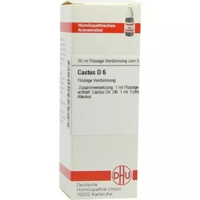CACTUS D 6 Dilution, 20 ml