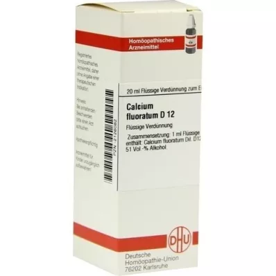 CALCIUM FLUORATUM D 12 Dilution, 20 ml