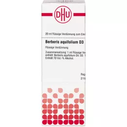 BERBERIS AQUIFOLIUM D 3 dilution, 20 ml