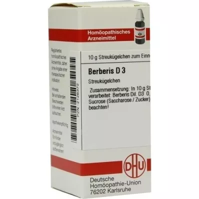 BERBERIS D 3 globules, 10 g