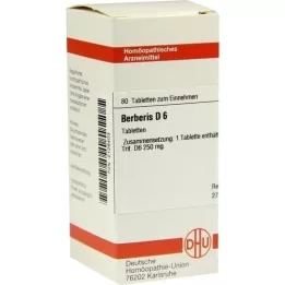 BERBERIS D 6 tablets, 80 pcs