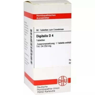 DIGITALIS D 4 tablets, 80 pcs