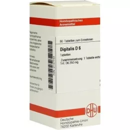 DIGITALIS D 6 tablets, 80 pcs