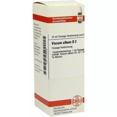 VISCUM ALBUM D 2 Dilution, 20 ml VISCUM ALBUM D 2 Dilution, 20 ml