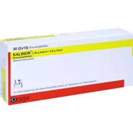 KALINOR Effervescent tablets, 2X15 pcs