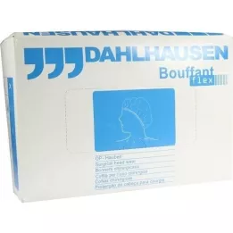 OP-HAUBE Bouffant Flex white, 100 pcs