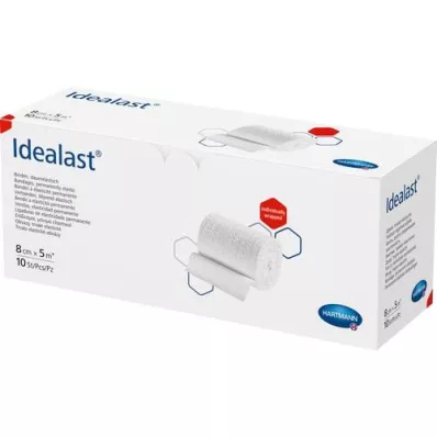 IDEALAST Bandage 8 cmx5 m white, 1 piece