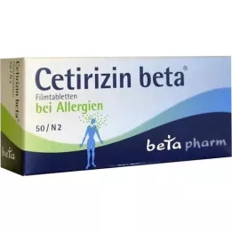 CETIRIZIN beta film-coated tablets, 50 pcs