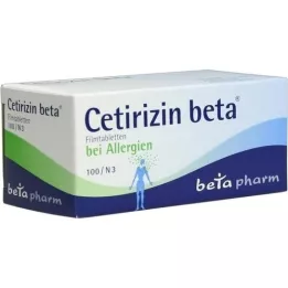 CETIRIZIN beta film-coated tablets, 100 pcs