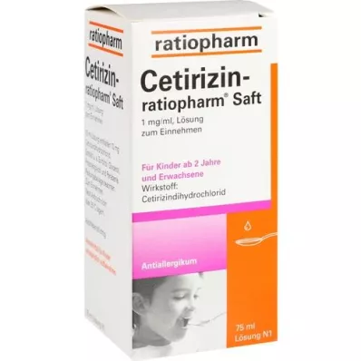 CETIRIZIN-ratiopharm juice, 75 ml CETIRIZIN-ratiopharm juice, 75 ml
