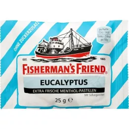 FISHERMANS FRIEND Eucalyptus without sugar pastilles, 25 g
