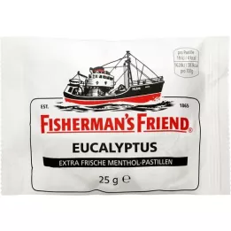 FISHERMANS FRIEND Eucalyptus and sugar pastilles, 25 g