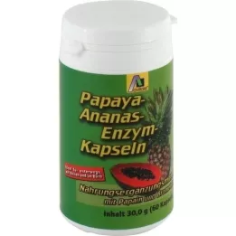 PAPAYA ANANAS Enzyme capsules, 60 pcs
