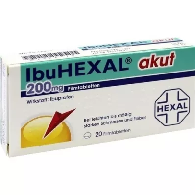 IBUHEXAL acute 200 film-coated tablets, 20 pcs