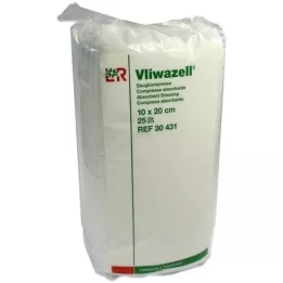 VLIWAZELL Absorbent compresses non-sterile 10x20 cm, 25 pieces