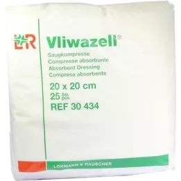 VLIWAZELL Suction compresses non-sterile 20x20 cm, 25 pieces
