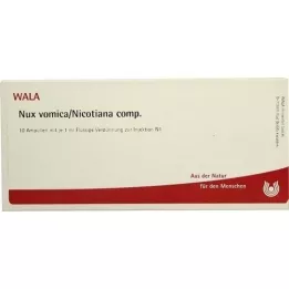 NUX VOMICA/NICOTIANA comp. ampoules, 10X1 ml