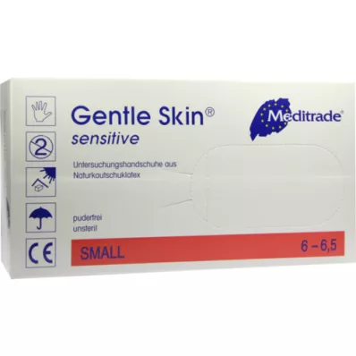 GENTLE SKIN Sensitive U.Hands.Lat.unster.pf size S, 100 pieces GENTLE SKIN Sensitive U.Hands.Lat.unster.pf size S, 100 pieces