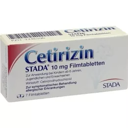 CETIRIZIN STADA 10 mg film-coated tablets, 7 pcs