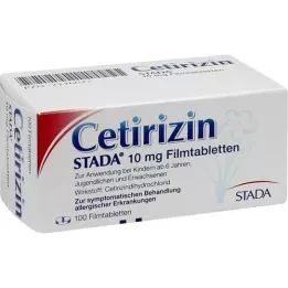 CETIRIZIN STADA 10 mg film-coated tablets, 100 pcs
