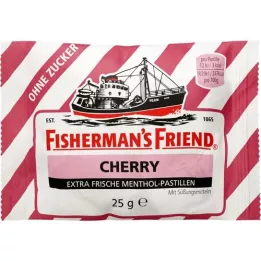 FISHERMANS FRIEND Cherry without sugar pastilles, 25 g
