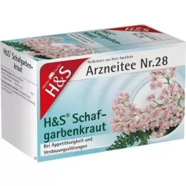 H&amp;S Yarrow tea filter bag, 20X1.7 g