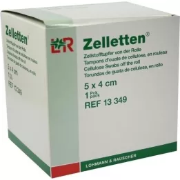 ZELLETTEN Swab 4x5 cm non-sterile roll, 300 pcs