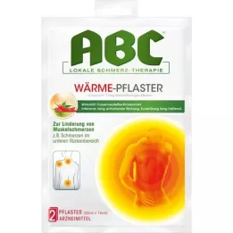 ABC Heat plaster Capsicum Hansaplast med 14x22, 2 pcs