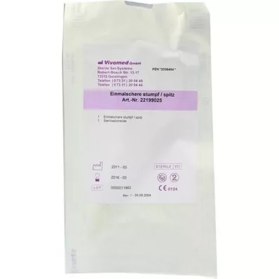 EINMAL VERBANDSCHERE sterile pointed/blunt, 1 pc EINMAL VERBANDSCHERE sterile pointed/blunt, 1 pc