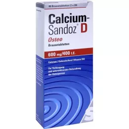 CALCIUM SANDOZ D Osteo effervescent tablets, 40 pcs