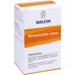 BIRKENKOHLE comp.Hard capsules, 50 pcs